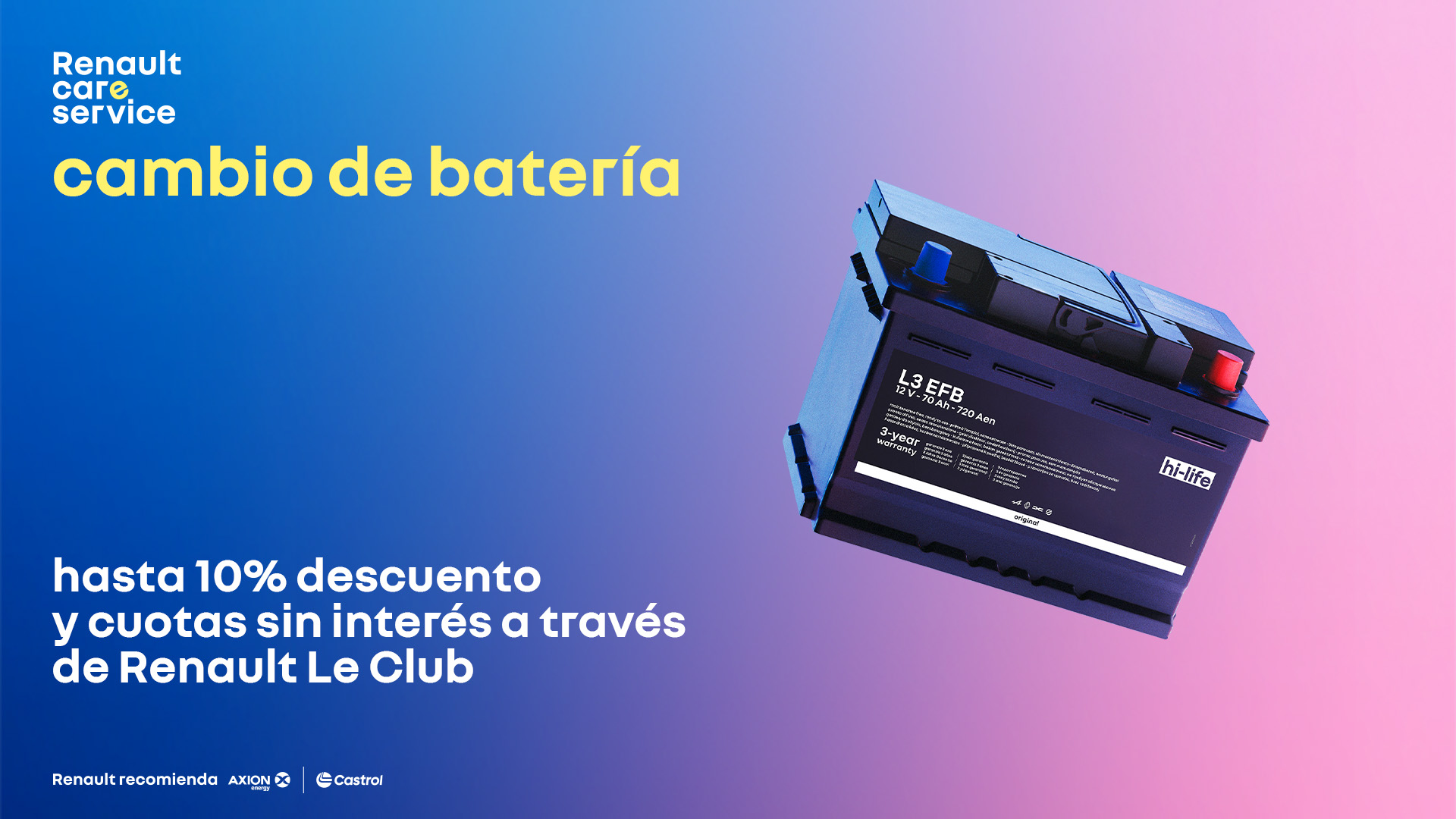 Cambio de Baterias